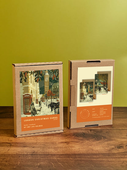 London Christmas Card Set of 8 | Big Ben | Southbank