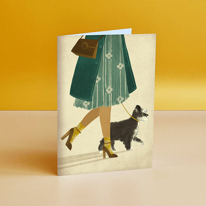 Miniature Schnauzer Dog Card