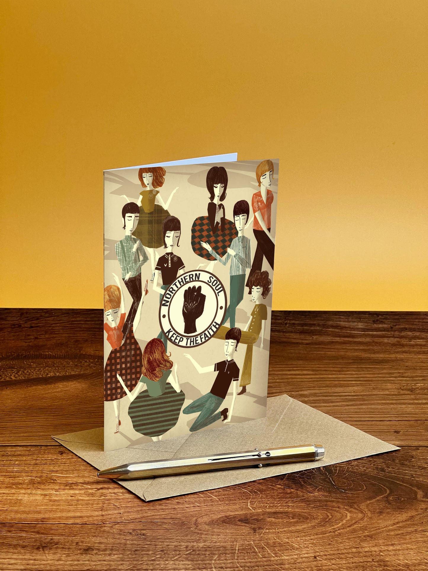 Northern Soul Keep the Faith Card