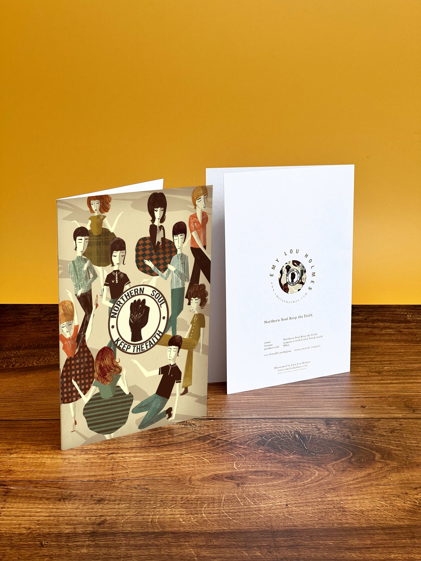 Northern Soul Keep the Faith Card