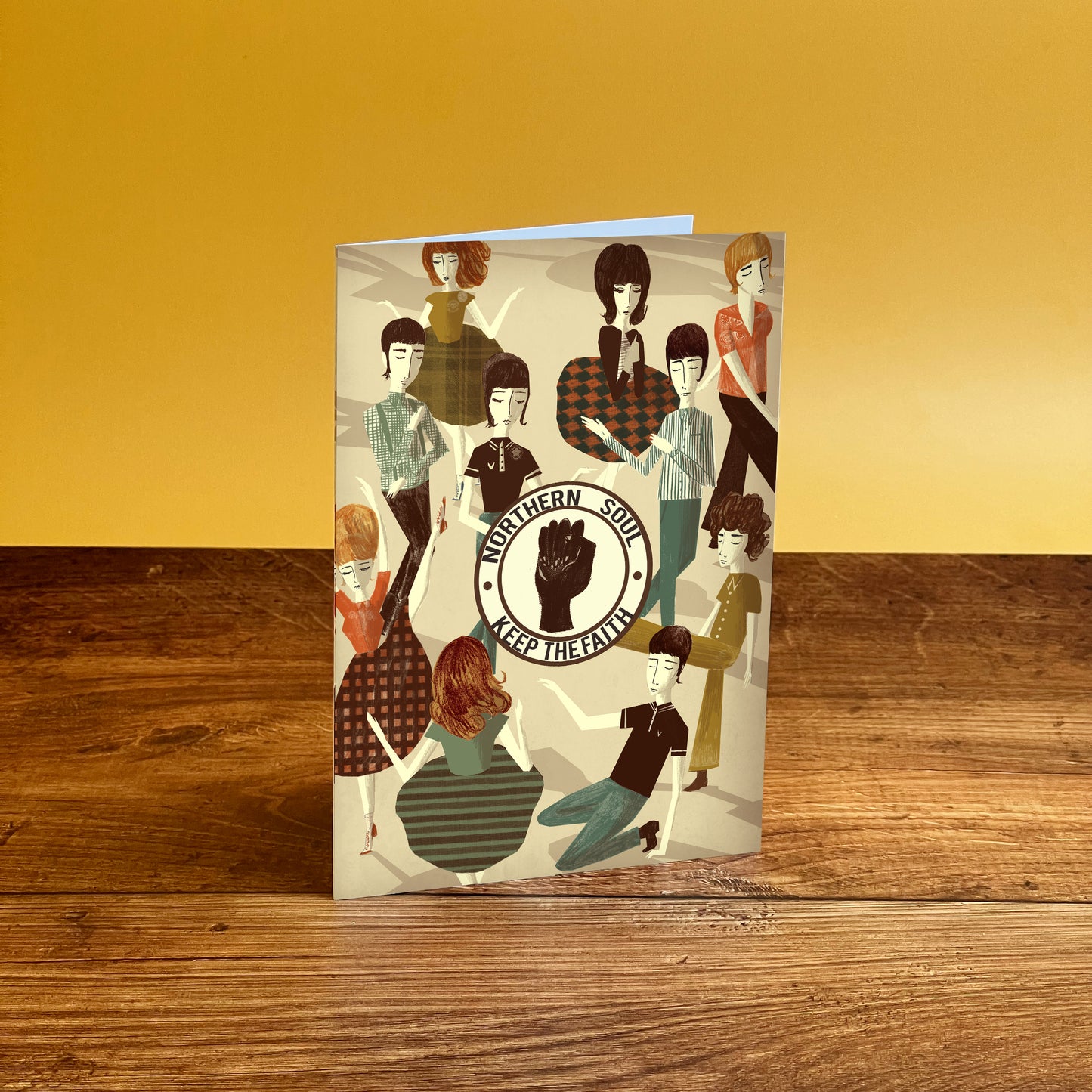 Northern Soul Keep the Faith Card