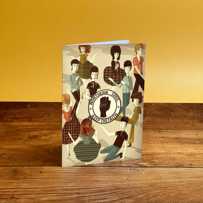 Northern Soul Keep the Faith Card