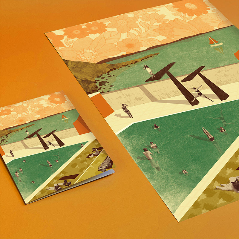 Portishead Lido A3 | A2 Print