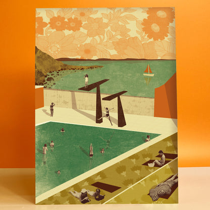 Portishead Lido A3 | A2 Print