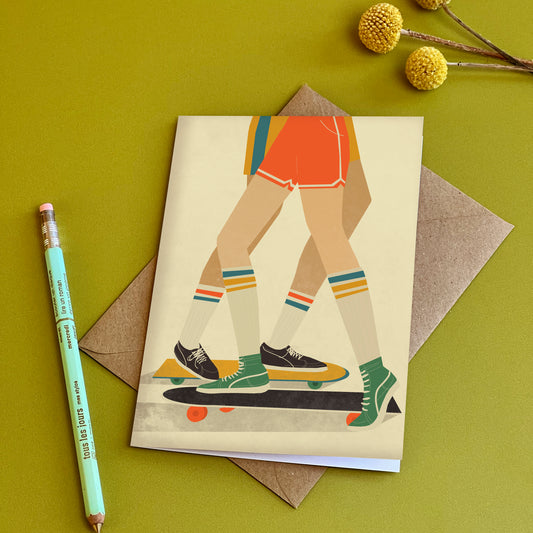 Skateboarding Card