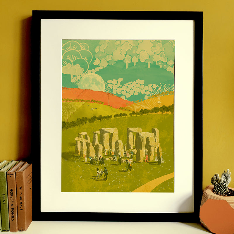 Stonehenge A3 Print
