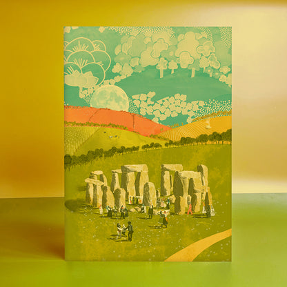 Stonehenge A3 Print