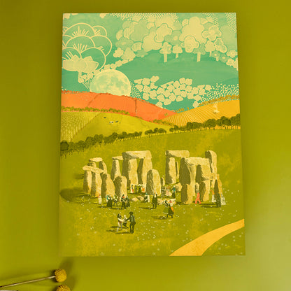 Stonehenge A3 Print