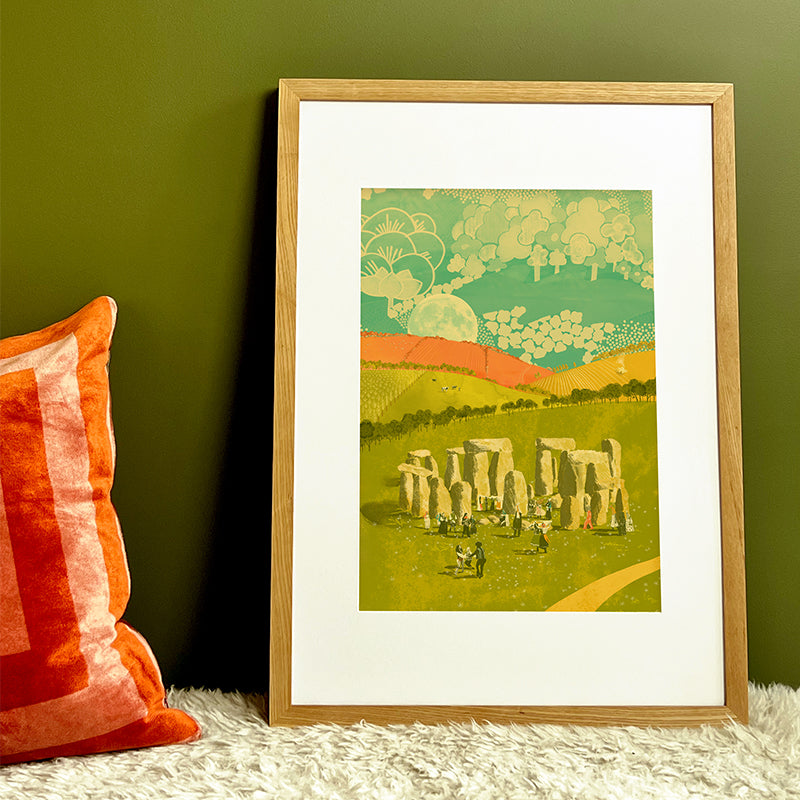 Stonehenge A3 Print