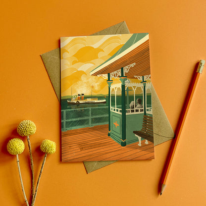 Waverley at Clevedon Pier Card