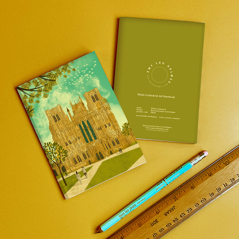 Wells Cathedral A6 Notebook