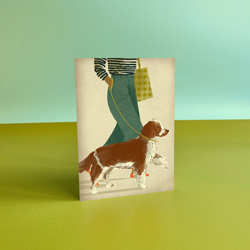 Welsh Springer Spaniel Dog Card