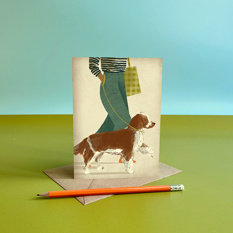 Welsh Springer Spaniel Dog Card – Emy Lou Holmes