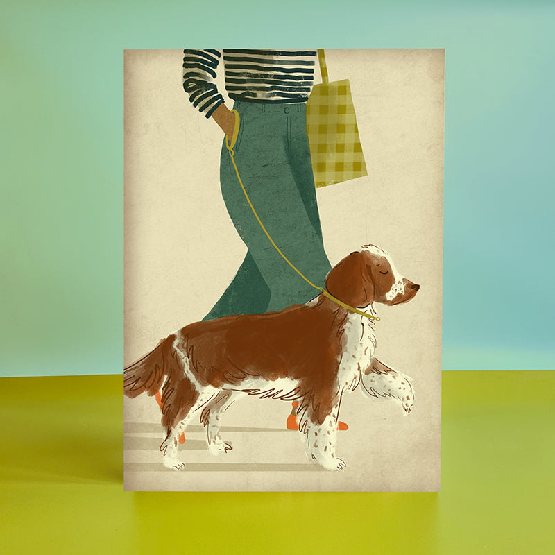 Welsh Springer Spaniel Dog A3 Print