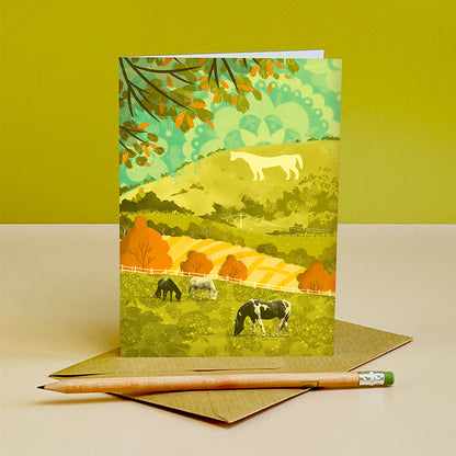 Westbury White Horse Card