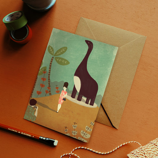 Dinosaur Land Card