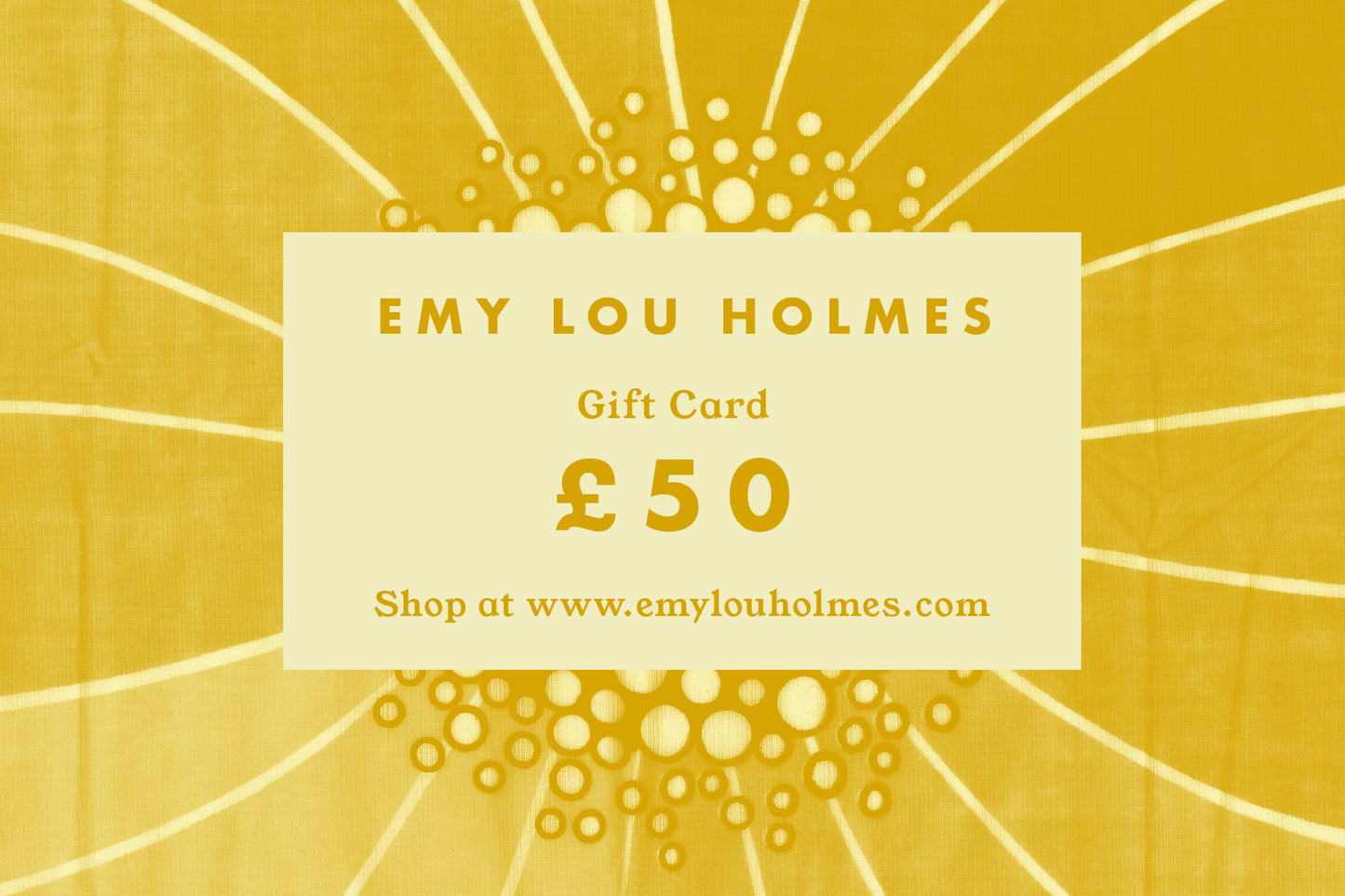 Emy Lou Holmes Gift Card