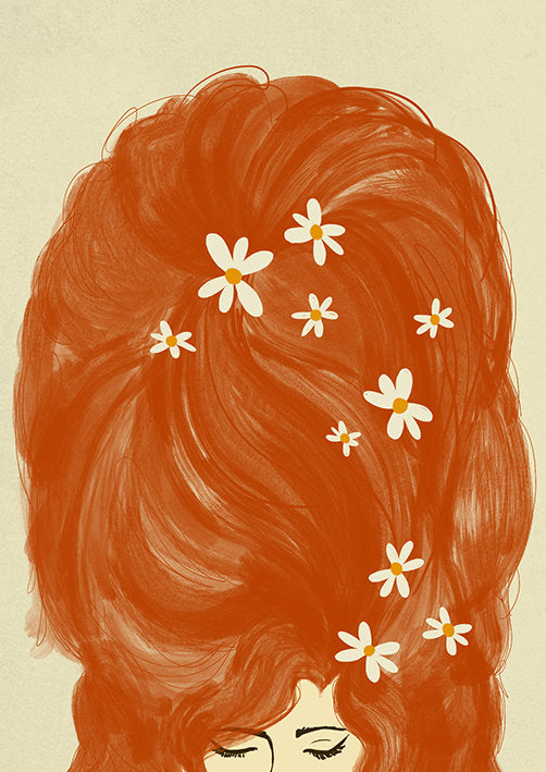 Ginger Beehive A3 Print
