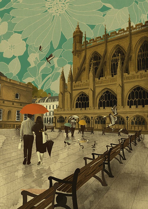 Bath Abbey A3 Print