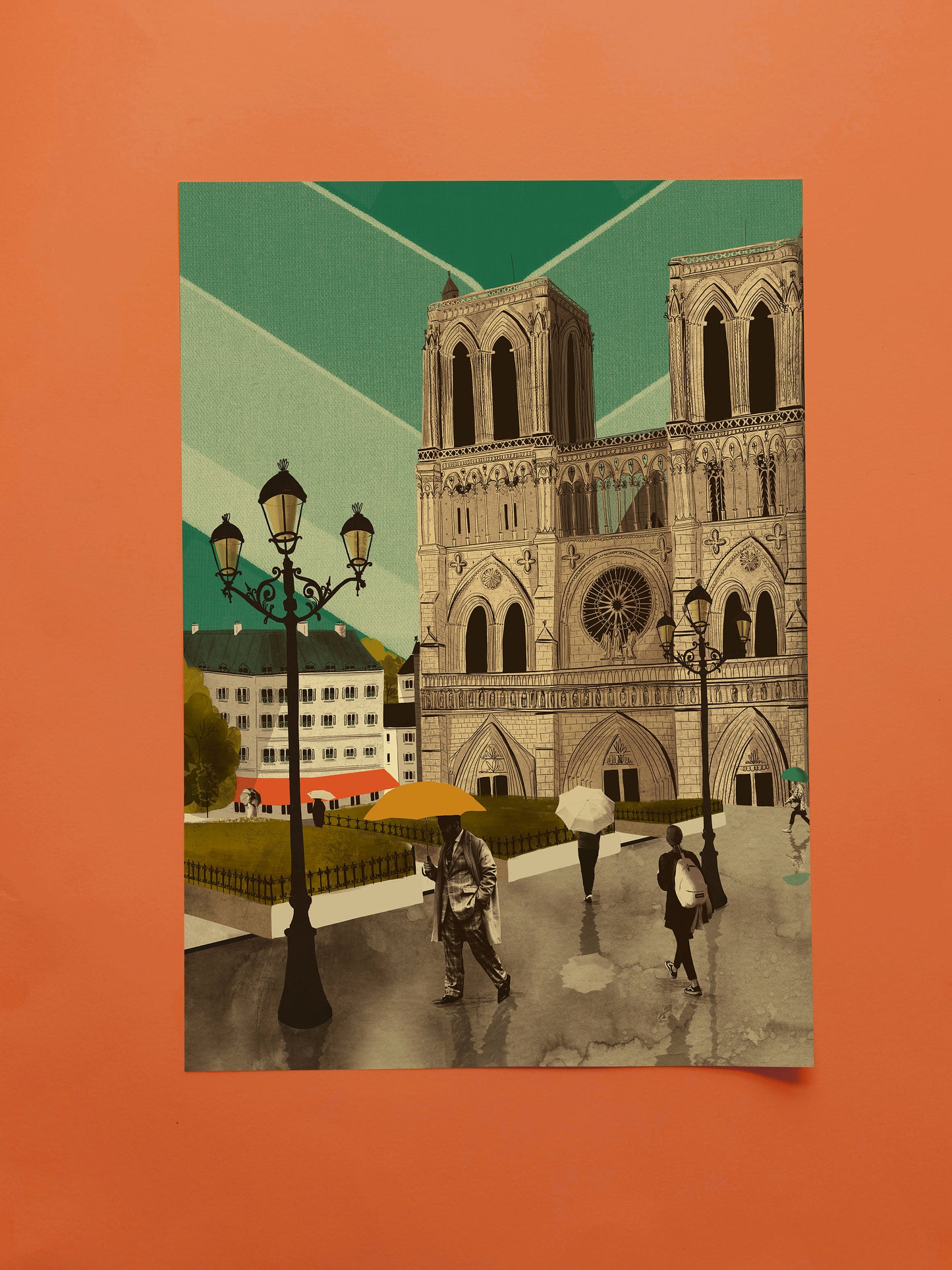 Paris Notre Dame A3 Print