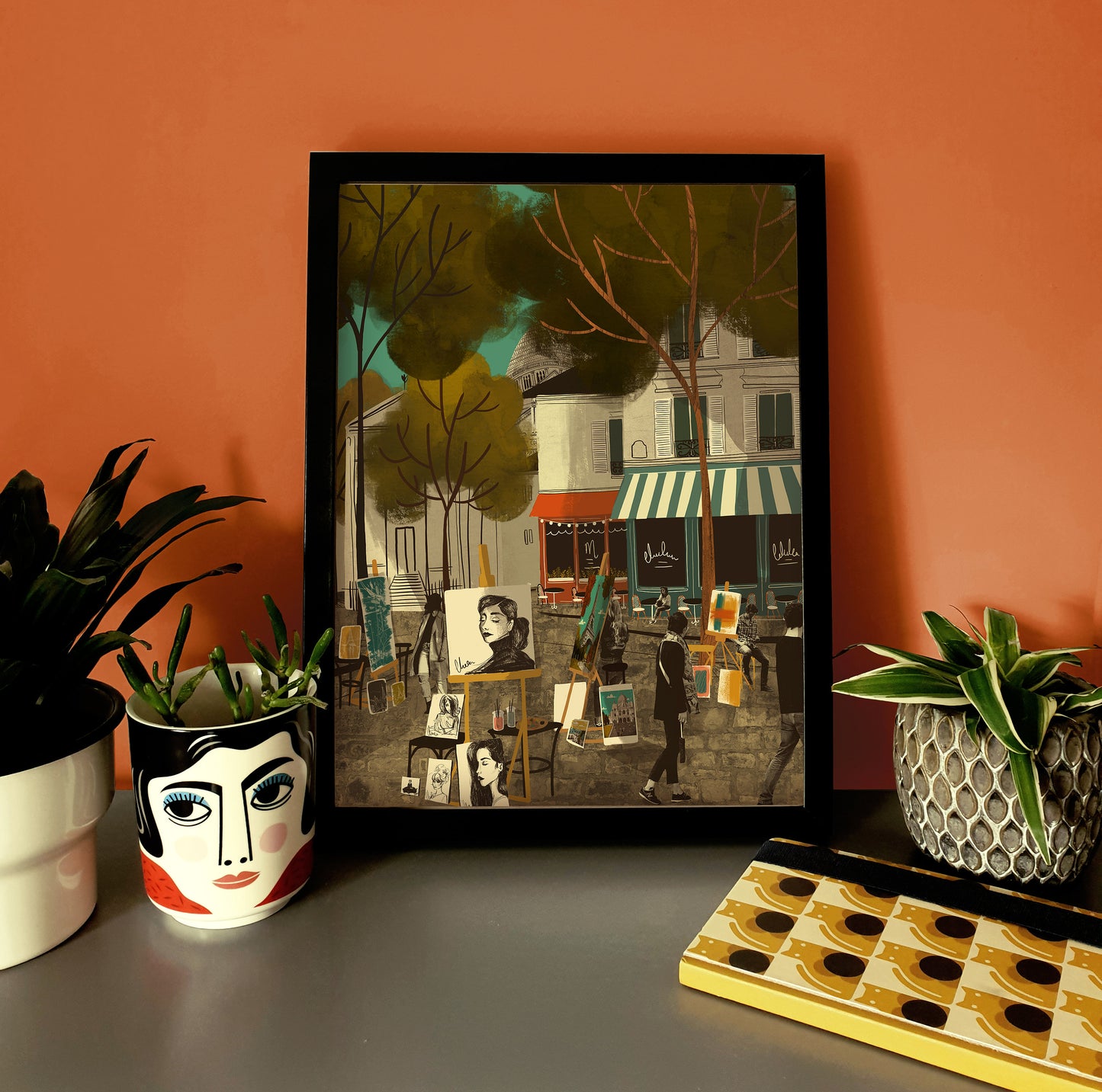 Paris Artists of Montmartre A3 Print