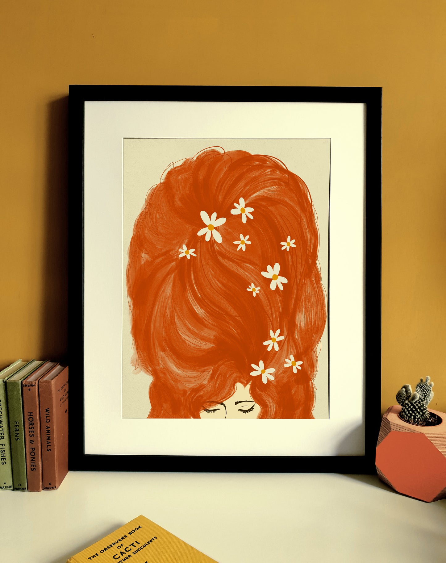 Ginger Beehive A3 Print