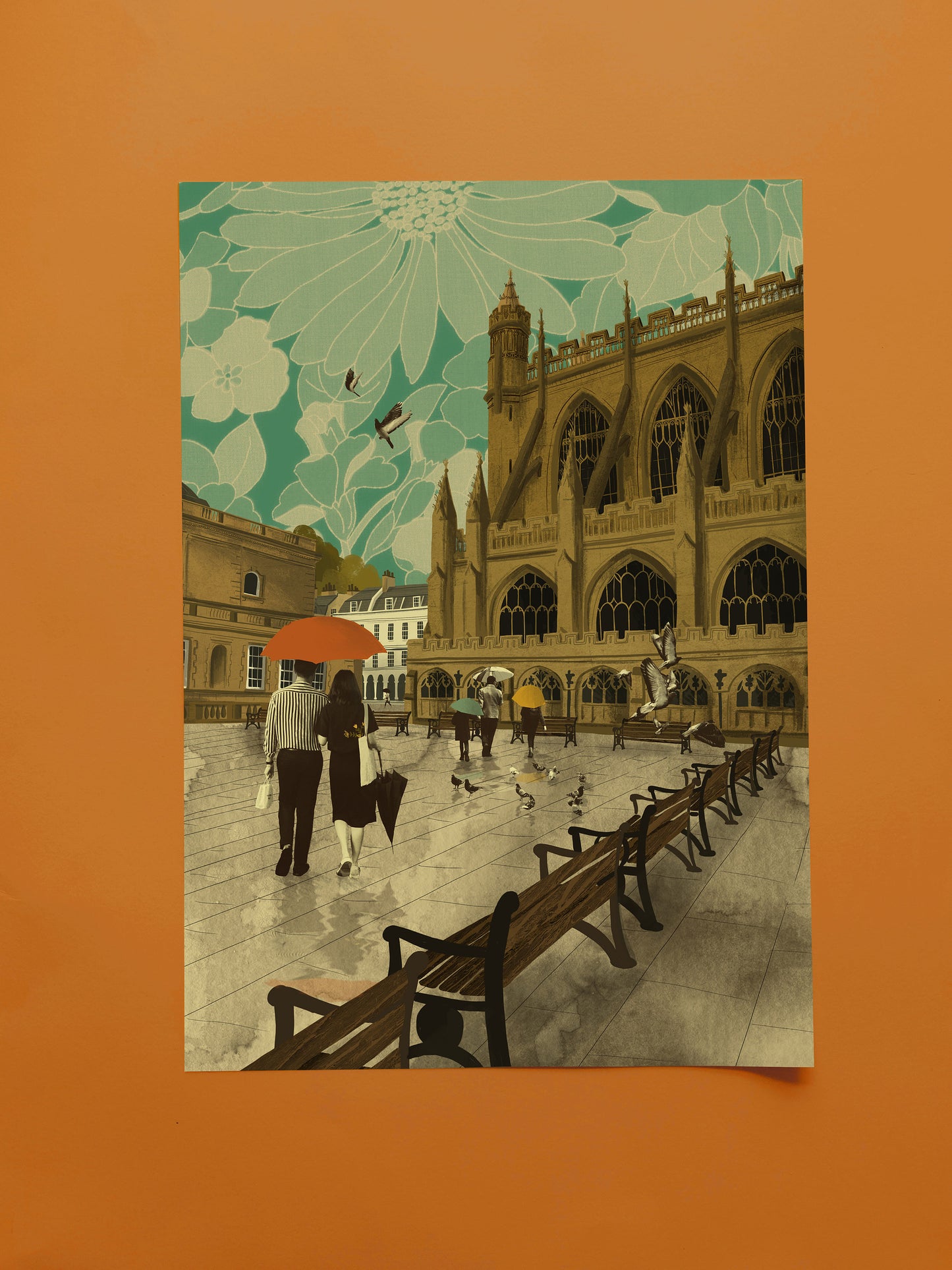 Bath Abbey A3 Print