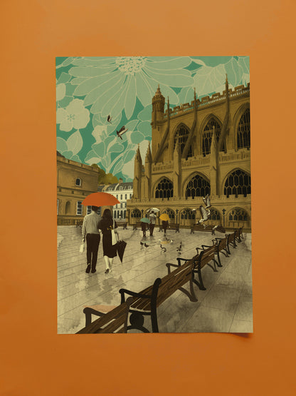 Bath Abbey A3 Print